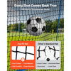 VEVOR Soccer Rebounder Net, Quick-Switch Angle Soccer Goal Rebounder for Control, Passing Practice, Heavy-Duty Iron Frame & PE Net, Easy Setup Ball Training Aids & Equipment for Teens&Adults,6 x 4 ft