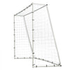 VEVOR Soccer Rebound Trainer, 8x6FT Iron Soccer Training Equipment, Sports Football Rebounder Wall with Double-Sided Rebounding Net & Goal, Perfect for Backyard Practicing, Solo Training, Passing