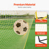 VEVOR Soccer Rebounder, Portable Soccer Trainer, 7x7FT Iron & Polyester Soccer Practice Equipment, Sports Football Rebounder Wall with Portable Bag, Perfect for Team Solo Training, Passing, Volley