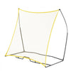 VEVOR Soccer Rebounder, Portable Soccer Trainer, 7x7FT Iron & Polyester Soccer Practice Equipment, Sports Football Rebounder Wall with Portable Bag, Perfect for Team Solo Training, Passing, Volley