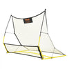 VEVOR Soccer Trainer, 2-IN-1 Portable Soccer Rebounder Net, 71"x40" Iron Soccer Practice Equipment, Sports Football Rebounder Wall with Portable Bag, Perfect for Team Solo Training, Passing, Volley