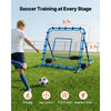 VEVOR Soccer Rebounder Net, Quick-Switch Angle Soccer Goal Rebounder for Control, Passing Practice, Heavy-Duty Iron Frame & PE Net, Easy Setup Ball Training Equipment for Teens&Adults,3.7 x 3.7 ft