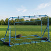 VEVOR Soccer Rebounder Net, Quick-Switch Angle Soccer Goal Rebounder for Control, Passing Practice, Heavy-Duty Iron Frame & PE Net, Easy Setup Ball Training Aids & Equipment for Teens&Adults,7 x 4 ft