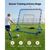VEVOR Soccer Rebounder Net, Quick-Switch Angle Soccer Goal Rebounder for Control, Passing Practice, Heavy-Duty Iron Frame & PE Net, Easy Setup Ball Training Aids & Equipment for Teens&Adults,7 x 6 ft