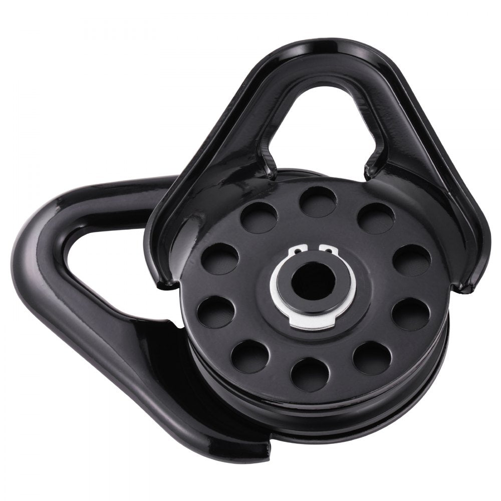 VEVOR 14.5 Ton Snatch Block for Winch Recovery, Heavy Duty 32,000 lbs Break Strength, Work with 3/8 inch Rope, Compact Offroad Recovery Accessory for Towing & Recovery on Truck, Tractor, ATV & UTV