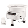 VEVOR Pottery Wheel, 11 inch Pottery Forming Machine, 450W Electric Wheel for Pottery with Foot Pedal and LCD Touch Screen, Direct Drive Ceramic Wheel with 3 Support Legs for DIY Art Craft, White