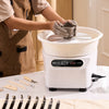 VEVOR Pottery Wheel, Direct Drive Ceramic Wheel with Shaping Tools for DIY Art Craft, 11 inch Pottery Forming Machine, 450W Electric Wheel for Pottery with Foot Pedal and LCD Touch Screen, White