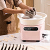 VEVOR Pottery Wheel, 11 inch Pottery Forming Machine, 450W Electric Wheel for Pottery with Foot Pedal and LCD Touch Screen, Direct Drive Ceramic Wheel with Shaping Tools for DIY Art Craft, Pink