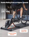VEVOR Bike Trainer stable riding with triangular stability structure and front wheel support pad; 287 lb capacity