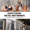 VEVOR Battle Rope, 1.5 Inch Diameter 30Ft Length Polyester Exercise Rope, Battle Exercise Equipment with Protect Sleeve & Anchor, Heavy Weighted Rope for Home Gym Workout Core Strength Training, Gray
