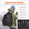 Tactical Backpack, 40L Military Tactical Backpack with Molle Design & Sponge Pad, Army Assault Pack Bag for Men and Women, Range Gear Backpack for Outdoor Adventure, Hiking, Hunting, Black