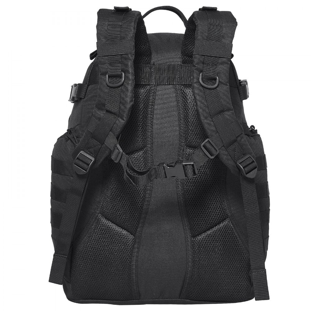 Tactical Backpack, 40L Military Tactical Backpack with Molle Design & Sponge Pad, Army Assault Pack Bag for Men and Women, Range Gear Backpack for Outdoor Adventure, Hiking, Hunting, Black
