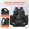Tactical Backpack, 25L Military Tactical Backpack with Molle Design & 3 Compartments, Army Assault Pack Bag for Men and Women, Range Gear Backpack for Outdoor Adventure, Hiking, Hunting, Black