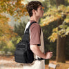 Tactical Sling Bag, 10L Military Rover Shoulder Sling Backpack with Molle Design and Multi-pocket,  600D Tactical Shoulder Bag Ideal for Caping, Hiking and Every Day Carry, Black