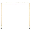 VEVOR Over The Table Rod Stand with Clamps, 13"-42" Tall & 28"-98" Length Adjustable, Metal Table Arch Stand, Tabletop Balloon Arch Frame for Wedding Birthday Party Christmas Decorations, Gold