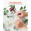 VEVOR Flower Balls Arrangement Bouquet 10 PCS, 17.7-Inch Diameter Artificial Flower Balls Wedding White Roses Centerpieces, Faux Flowers Arrangements for Wedding Centerpiece Home Table Decorations