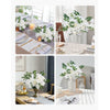 VEVOR Flower Balls Arrangement Bouquet 10 PCS, 17.7-Inch Diameter Artificial Flower Balls Wedding White Roses Centerpieces, Faux Flowers Arrangements for Wedding Centerpiece Home Table Decorations