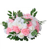 VEVOR Flower Ball Arrangement Bouquet 10 PCS, 17.7-Inch Diameter Artificial Flower Balls Wedding Table Centerpieces, Rose Arrangements for Wedding Centerpiece Home Decorations, Pink and White Roses