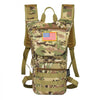 VEVOR Hydration Backpack, Water Backpack with 3L TPU Water Bladder, Tactical Molle Hiking Hydration Pack with Storage for Men Women, Hydro Water Daypack for Hiking Running Cycling Camping