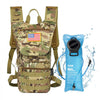VEVOR Hydration Backpack, Water Backpack with 3L TPU Water Bladder, Tactical Molle Hiking Hydration Pack with Storage for Men Women, Hydro Water Daypack for Hiking Running Cycling Camping