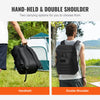 Cooler Bag, 25L Insulated Lunch Bag with Molle Design and Multi-pocket, 600D Cooler Lunch Box with Removable Storage Bags, Soft Cooler for Office, Picnic, Hiking, Beach or Beverage, Black
