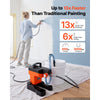VEVOR Airless Paint Sprayer 650 W 3000 PSI High Pressure Airless Sprayer, For Interior & Exterior House Painting and DIY, Fine and Even, Lightweight Spray Machine with Tip Sets, Hose, Extension Rod