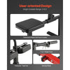 VEVOR Seated Calf Machine, 440 LBS Capacity Calf Raise Machine, Seated Calf Raise Leg Exercise Home Gym, Calf Workout Training Equipment, Lower Body Specialty Machine, Fit 1/2 inch Weight Plates