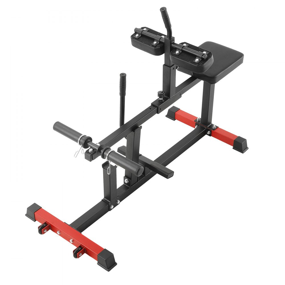 VEVOR Seated Calf Machine, 440 LBS Capacity Calf Raise Machine, Seated Calf Raise Leg Exercise Home Gym, Calf Workout Training Equipment, Lower Body Specialty Machine, Fit 1/2 inch Weight Plates