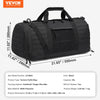 Tactical Duffle Bag, 45L Gym Bag Duffle with Molle Design and Shoe Compartment, Military Travel Bag for Men and Women, Tactical Gear Bag for Overnight, Sports, Fitness, Clothing, Travel, Black