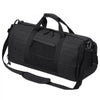 Tactical Duffle Bag, 45L Gym Bag Duffle with Molle Design and Shoe Compartment, Military Travel Bag for Men and Women, Tactical Gear Bag for Overnight, Sports, Fitness, Clothing, Travel, Black