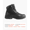 VEVOR Men's Military Tactical Boots, 6 inch Combat Hiking Work Boots, Lightweight & Breathable & Sturdy Mens Motorcycle Interceptor Trooper Boot, for Outdoor Security Mountaineering, US Size 11