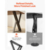 VEVOR Table Legs, 29.1" H x 24" W Steel Furniture Legs, 2204 lbs Max Load Heavy Duty, Easy Installation, Sturdy & Stable for Home Office Desk DIY, Coffee Dinner Bar Tables, Workbench,Set of 2, Black