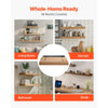 VEVOR Floating Shelf Brackets 2 Pcs, 150 lbs/68 kg Weight Capacity, 16x6.2x1.5 inch / 406.4x157.4x38.1 mm, Heavy Duty Hidden Shelf Brackets Support, Wall Mounting Invisible Floating Shelves Bracket