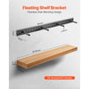 VEVOR Floating Shelf Bracket 1 Pack, 230 lbs/104 kg Weight Capacity, 46x6.2x3 inch / 1168.4x157.4x76.2 mm, Heavy Duty Hidden Shelf Brackets Support, Wall Mounting Invisible Floating Shelves Bracket