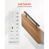 VEVOR Floating Shelf Brackets 2 Pcs, 150 lbs/68 kg Weight Capacity, 22x6.2x1.5 inch / 558.4x157.4x38.1 mm, Heavy Duty Hidden Shelf Brackets Support, Wall Mounting Invisible Floating Shelves Bracket
