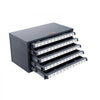 VEVOR Drill Bit Dispenser Cabinet, Five-Drawer Drill Bit Organizer Cabinet for 33/64" to 63/64" Steel Drill Dispenser Organizer Cabinet with Labels, Stackable Drill Dispenser for Drill Bit Storage