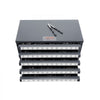 VEVOR Drill Bit Dispenser Cabinet, Five-Drawer Drill Bit Organizer Cabinet for 33/64" to 63/64" Steel Drill Dispenser Organizer Cabinet with Labels, Stackable Drill Dispenser for Drill Bit Storage
