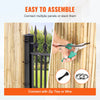 VEVOR Natural Rolled Bamboo Fence, Eco-Friendly Bamboo Privacy Fence 6 ft H x 8 ft L x 0.75 in D. , Decorative Bamboo Privacy Screen for Garden, Backyard, Balcony, Patio, Pool Side
