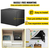 VEVOR Safe Box, 0.8 CU.FT Fingerprint Safe Box for Money with 2 Keys & Digital Keypad, Q235 Steel Safe Box for Storing Cash, Jewelry, Pistols, Documents, Watches in Home & Office & Hotel