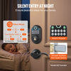 VEVOR Fingerprint Door Lock, with Fingerprint/Keypad Code/Key, One-Time and Anti-Peeking Password, Silent Mode, Constant Unlock Mode, Aluminum Alloy Panel, Electronic Keypad Deadbolt for Entry Doors