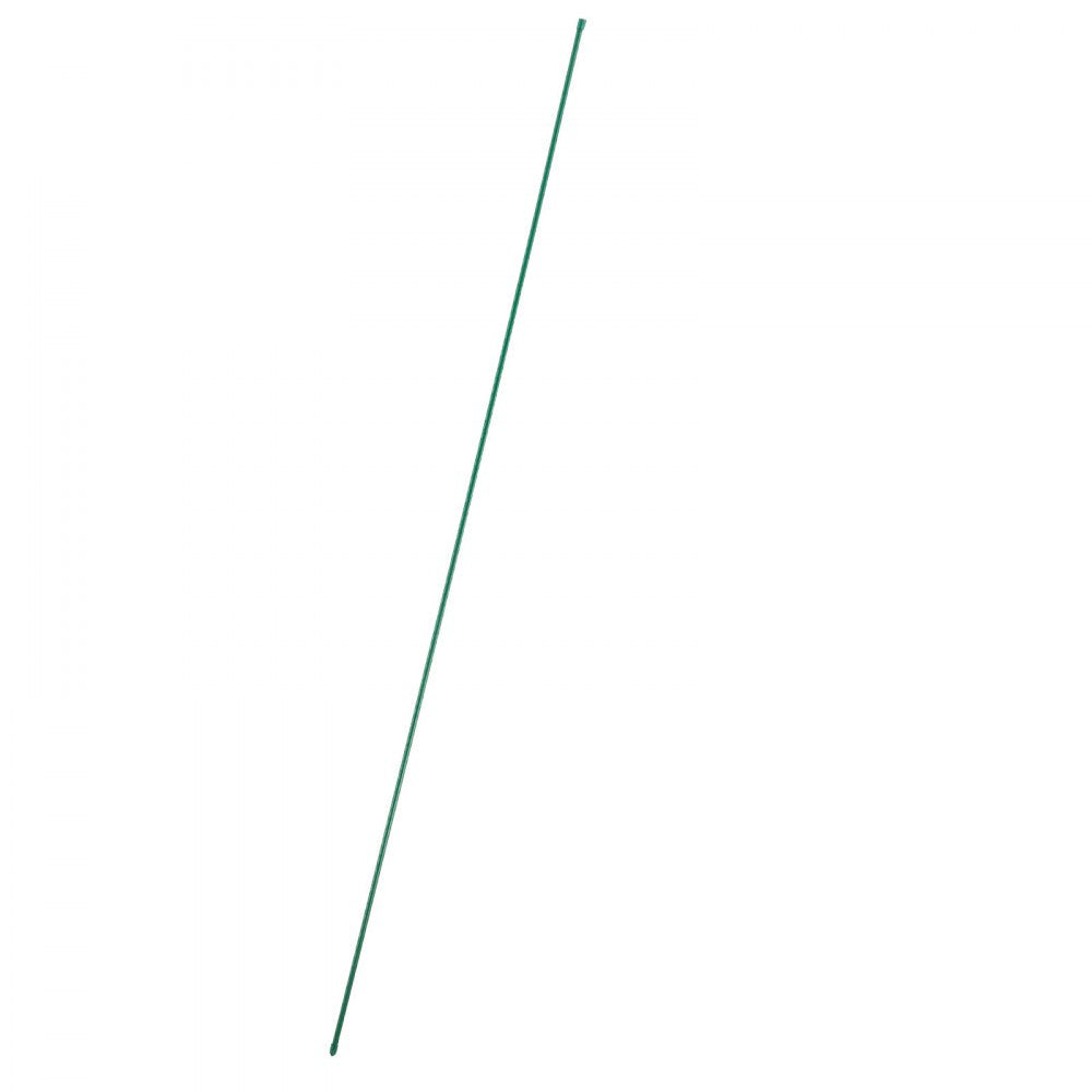 VEVOR Garden Stakes, 25 Pack, 70.87 inch, Plastic Coated Metal Tomato Stakes, Garden Sticks for Plants Support, with Pointed End and Non-Slip Bumps for Growing Climbing Plants, Outdoor Vegetables