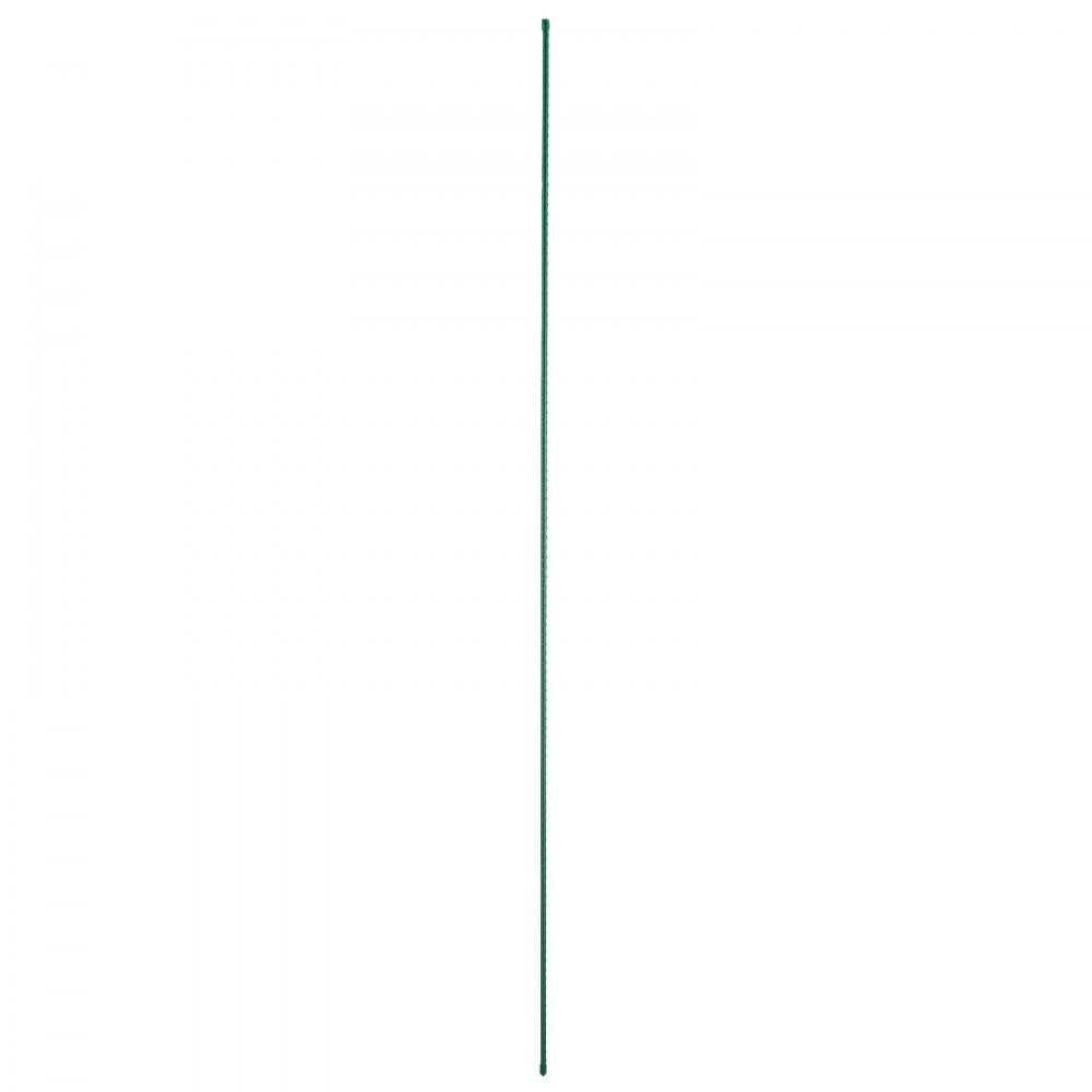 VEVOR Garden Stakes, 25 Pack, 70.87 inch, Plastic Coated Metal Tomato Stakes, Garden Sticks for Plants Support, with Pointed End and Non-Slip Bumps for Growing Climbing Plants, Outdoor Vegetables