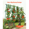 VEVOR Garden Stakes, 50 Pack, 70.87 inch, Plastic Coated Metal Tomato Stakes, Garden Sticks for Plants Support, with Pointed End and Non-Slip Bumps for Growing Climbing Plants, Outdoor Vegetables