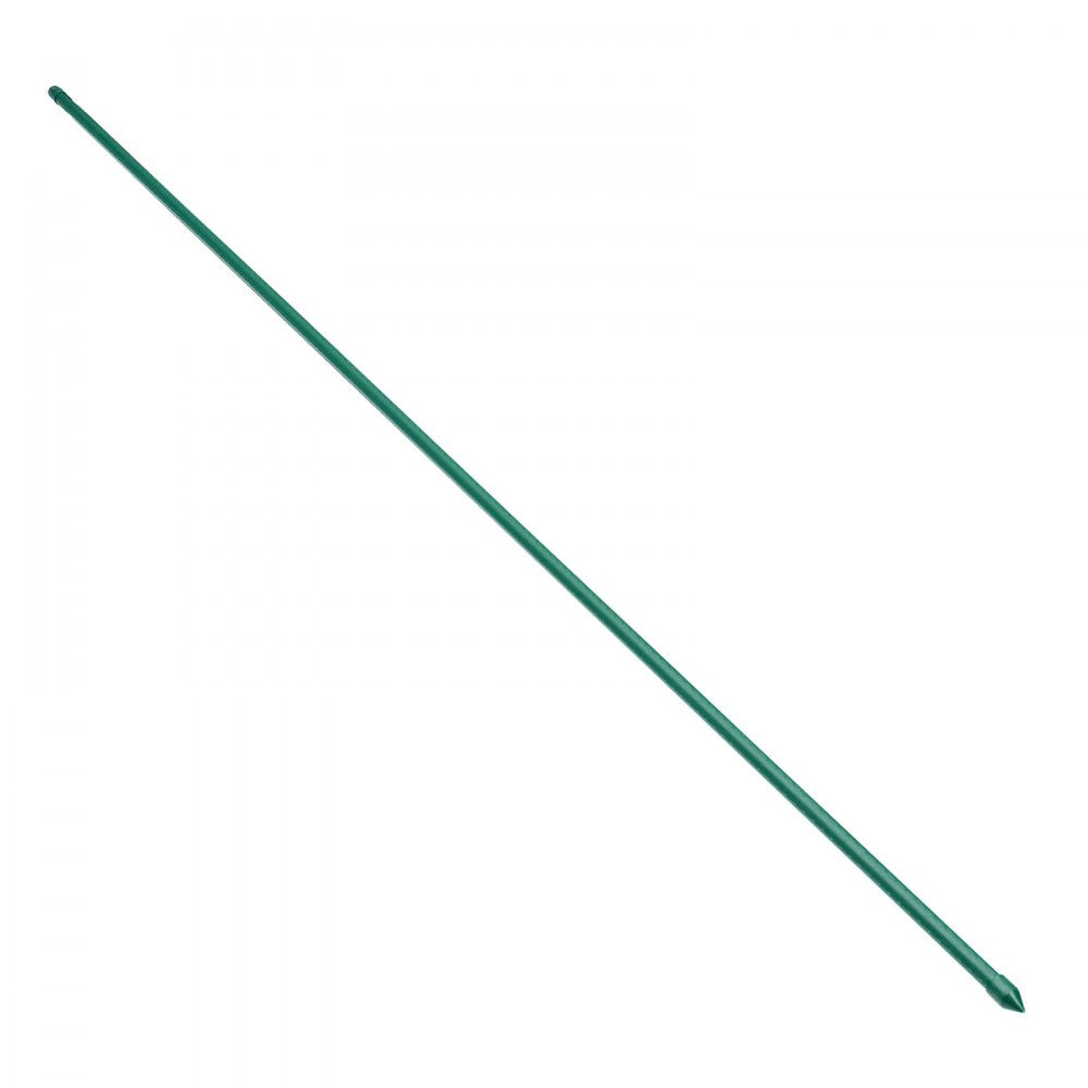 VEVOR Garden Stakes, 25 Pack, 82.68 inch, Plastic Coated Metal Tomato Stakes, Garden Sticks for Plants Support, with Pointed End and Non-Slip Bumps for Growing Climbing Plants, Outdoor Vegetables