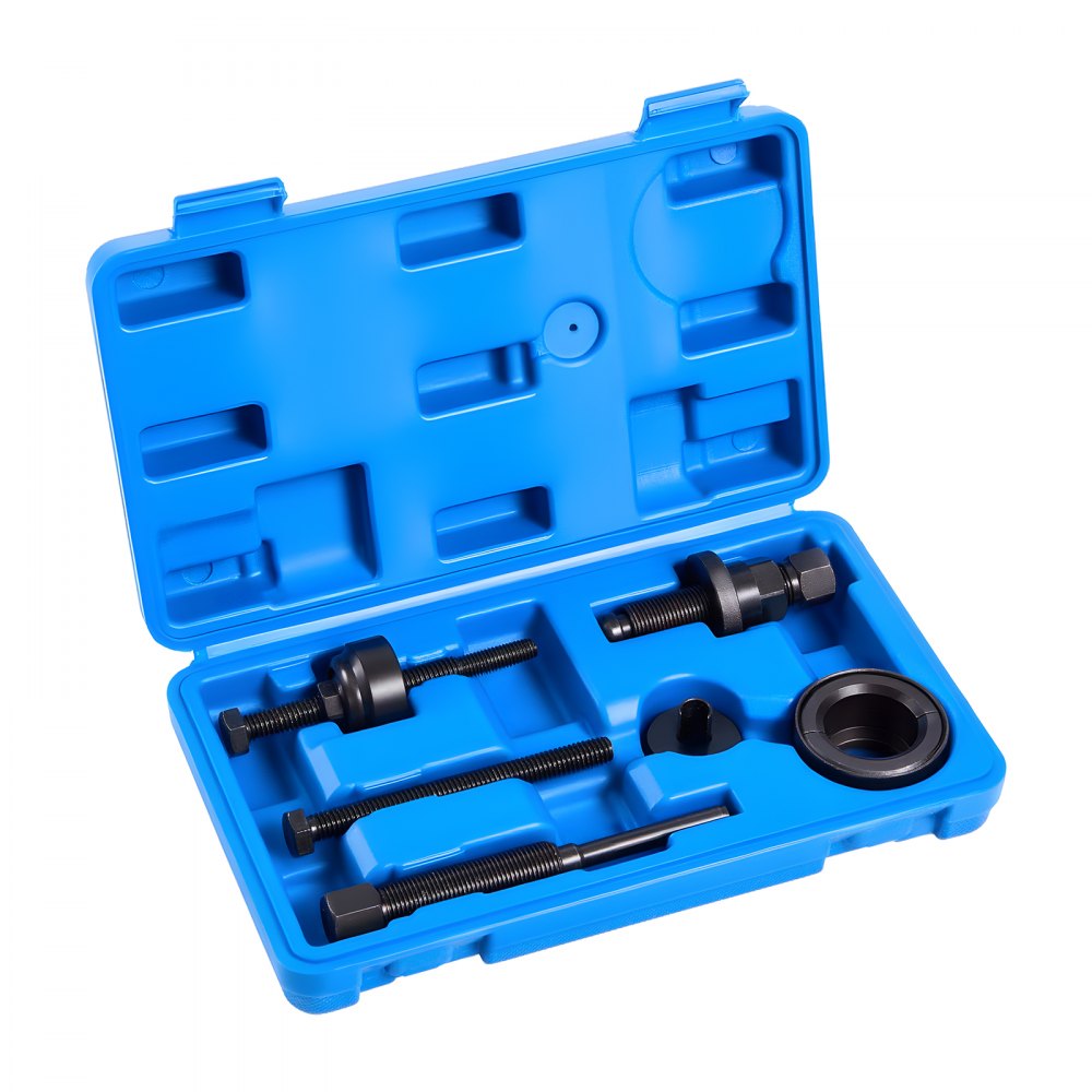 VEVOR Power Steering Pump Pulley Puller/Installer Tool Set, Compatible with Ford, GM V6, and VW Vehicles, Pump Pulley Remover Installer Tools, for Removing and Installing Power Steering Pump Pulleys