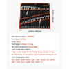 VEVOR Combination Wrench Set, 32-Piece SAE and Metric, 12-Point Box End and 15° Angled Open End Combination Wrenches with Roll Up Pouch, Carbon Steel, for General Household and Automotive Repairs