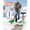 VEVOR Snow Shovel for Driveway, 8.5 in Wide Aluminum Alloy Snow Shovel with T-shaped Handles, Large Capacity Snowplow Shovels, Portable & Lightweight Snows Removal Tool for Garden Car Camping