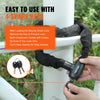 VEVOR Bike Chain Lock, 3.94 Ft Combination Bicycle Chain Lock with 4 Keys, Heavy Duty Anti-Theft High Security Bike Locks, Perfect for Bike, Motorcycle, Scooter, Bicycle, Door, Fence or Gate, 8mm