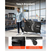VEVOR Bike Travel Bag, Transport Universal Bicycle Storage Case Bag with TSA Lock, Support Plates, Protection and Fork Mount Stabilisation, Bicycle Case Max. Wheelbase 51 in for Airplane, Outdoor Use