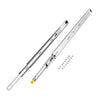 VEVOR Heavy Duty Drawer Slides 36inch, 1 Pair Locking Drawer Slides 250lbs Load Capacity, Side Mount Ball Bearing, 3-Fold Full Extension
